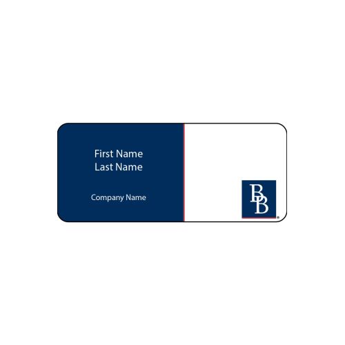 B&B - Name Badges With Magnetic Holder - EAPromos