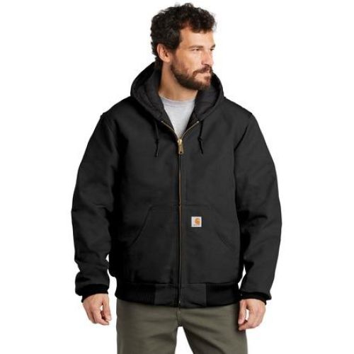Carhartt Tall Quilted-Flannel-Lined Duck Active Jac - Matly Digital ...